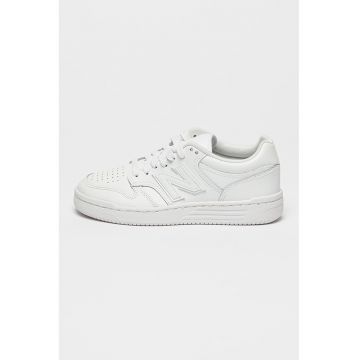 Pantofi sport de piele ecologica480 - Alb -