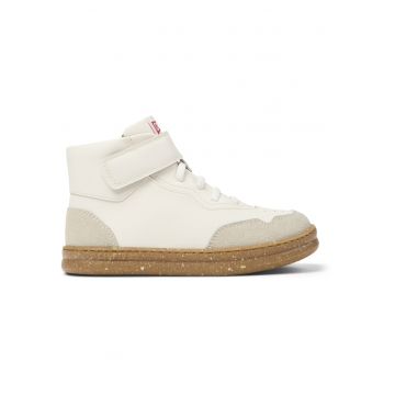 Pantofi sport high-top de piele si piele intoarsa Runner Four 8459