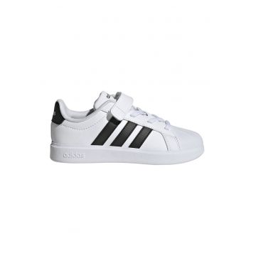 Pantofi sport StreetTalk din piele ecologica cu velcro - Alb