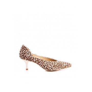 Pantofi stiletto piele naturala Print Celine
