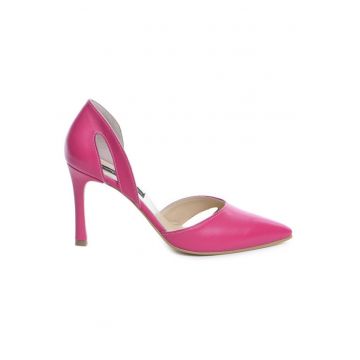 Pantofi stiletto piele naturala Roz Zaira