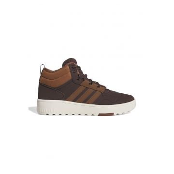 adidas Performance - Pantofi sport mid-high de iarna Hoops 4.0 - Maro