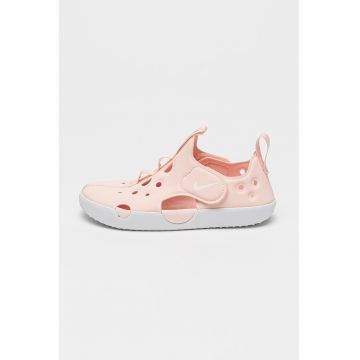 Pantofi cu velcro si decupaje - Piersica