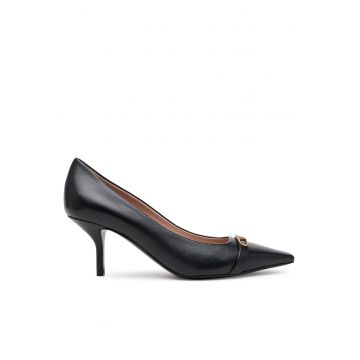 Pantofi dama -  cu toc - piele naturala - negru