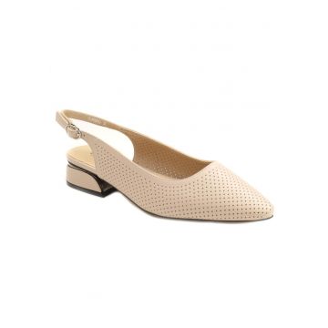 Pantofi dama decupati H3DL40008D 03 N - Bej