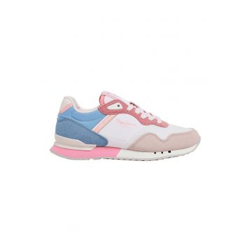 Pantofi sport colorblock cu garnituri sintetice