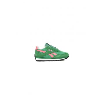 Pantofi sport copii  EO-CLASSIC AZ 100249063 - piele naturala - verde - pentru alergare -