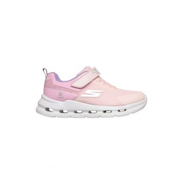 Pantofi sport cu LED Glide-Step - Roz pastel/Piersica