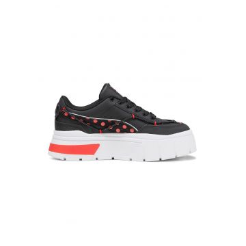 Pantofi sport flatform Mayze Stack Miraculous - Rosu/Negru