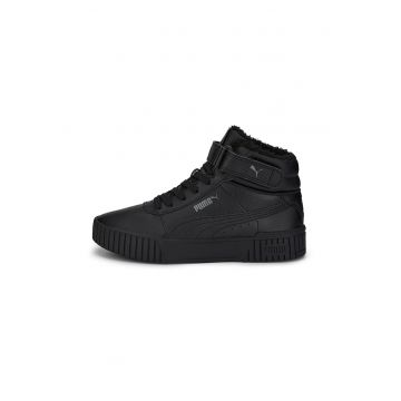 Pantofi sport mid-high de piele ecologica cu velcro Carina 2.0