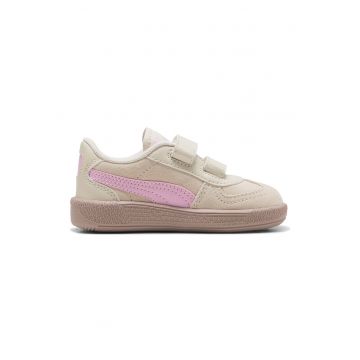 Pantofi sport Palermo Eternal Bloom cu velcro - Roz pastel/Bej deschis