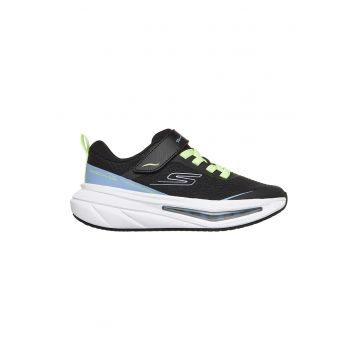 Pantofi sport Skech-Air 5.0 cu talpa wedge - Negru/Albastru lavanda