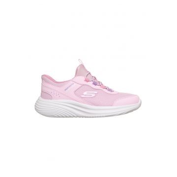 Pantofi sport slip-ins Bounder Pro de plasa cu garnituri sintetice - Roz pastel