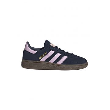 Pantofi sport Spezial low-cut din piele intoarsa - Albastru ultramarin/Roz pastel