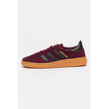 Pantofi sport Spezial low-cut din piele intoarsa - Negru/Violet pruna