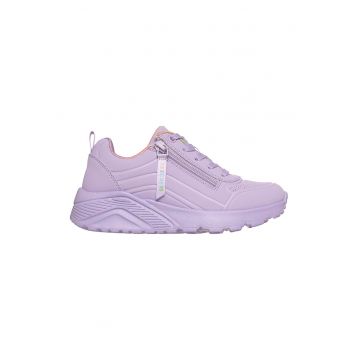 Pantofi sport Uno Lite Vivid Splash cu fermoar lateral - Violet deschis
