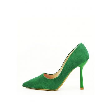 Pantofi verzi eleganti 6837 02 11307 - Verde