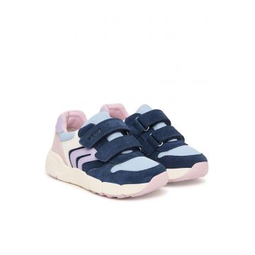 Adidasi copii -  bleumarin - piele naturala - sistem velcro