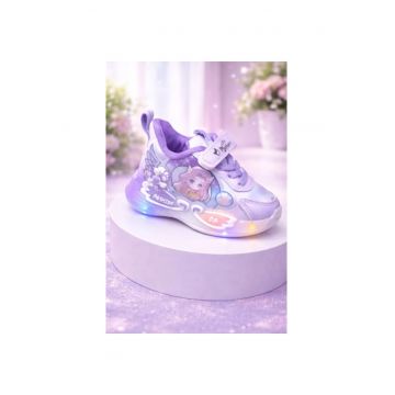 Adidasi cu luminite Papusa - Mov - Mov