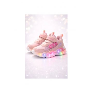 Adidasi cu luminite pentru fetite CYX - Roz