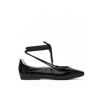 Balerini dama 8Z0123 L125 -  Piele naturala - Negru