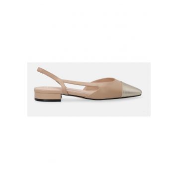 Balerini slingback din piele