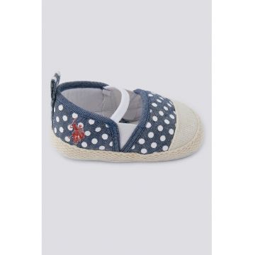 Botosei slip-on - Alb/Albastru melange