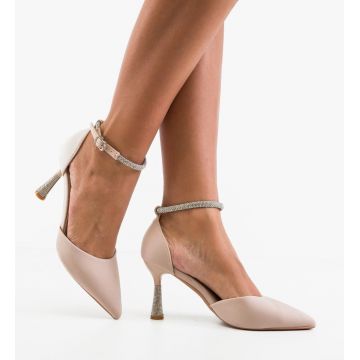Pantofi cu toc Ydeu Bej
