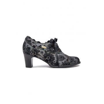 Pantofi dama -  304356 - Piele naturala - Negru -
