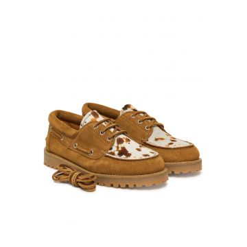 Pantofi dama C0002L -  Piele naturala - Maro