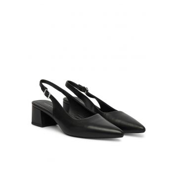 Pantofi dama -  piele naturala - negru -