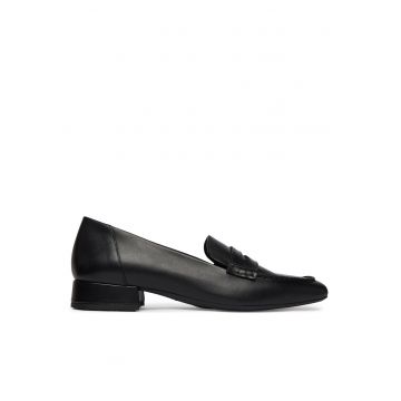 Pantofi dama -  piele naturala - toc clasic - negru