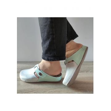 Saboti Medicinali Dama  710-B23 Gri Sidef + Vernil - Vernil