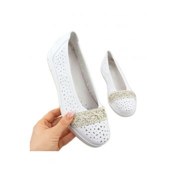 Balerini pentru femei -  BM219533 - alb - Alb