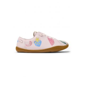 Pantofi casual de piele Peu Cami - Roz pal