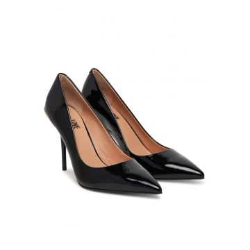 Pantofi dama  din piele naturala - Negru