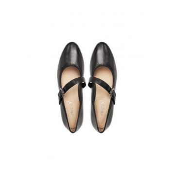 Pantofi dama -  negru piele naturala