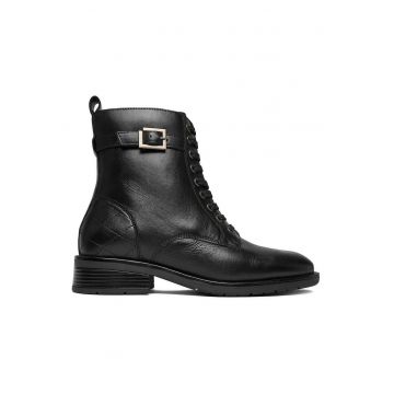 Pantofi dama -  piele naturala - negru -