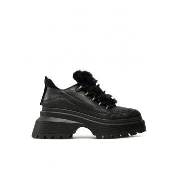 Pantofi dama -  Piele naturala - Negru 40F4SS