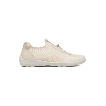 Pantofi dama -  textil - bej