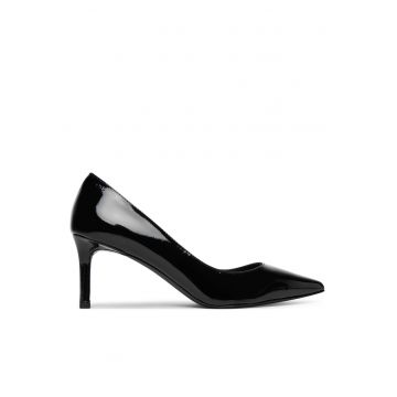 Pantofi dama -  tocuri - piele naturala - negru