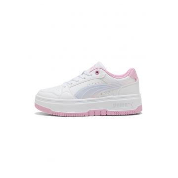 Pantofi sport Rebound 2.0 flatform de piele - Alb/Roz pastel