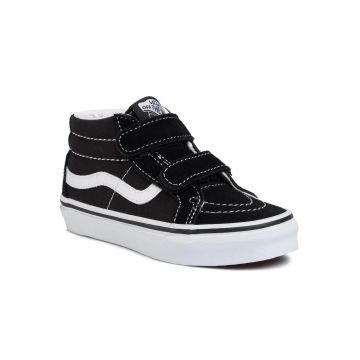 Tenisi copii -  Sk8-Mid Reissue V - piele naturala - negru/alb