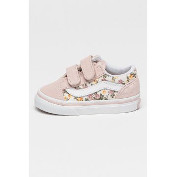 Tenisi de piele intoarsa Ols Skool V - Roz pastel