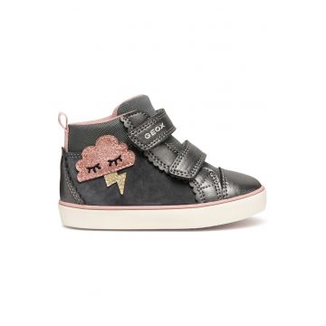 Tenisi din piele ecologică pentru fete