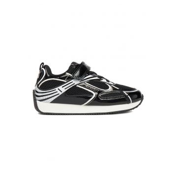 Adidasi copii -  negru - material sintetic - pentru fete -