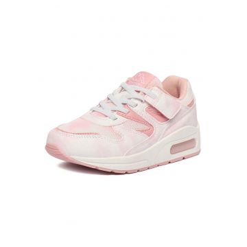 Adidasi Fete -  material sintetic - roz - inchidere velcro