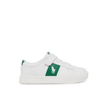 Adidasi Fete -  piele ecologica - albverde -