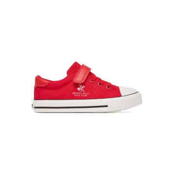 Adidasi Fete -  textil - rosu