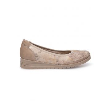 Balerini -  Bej - Piele naturala -